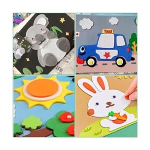 DAJAVE Paquete de 50 hojas de espuma EVA blanca de 0.118_6