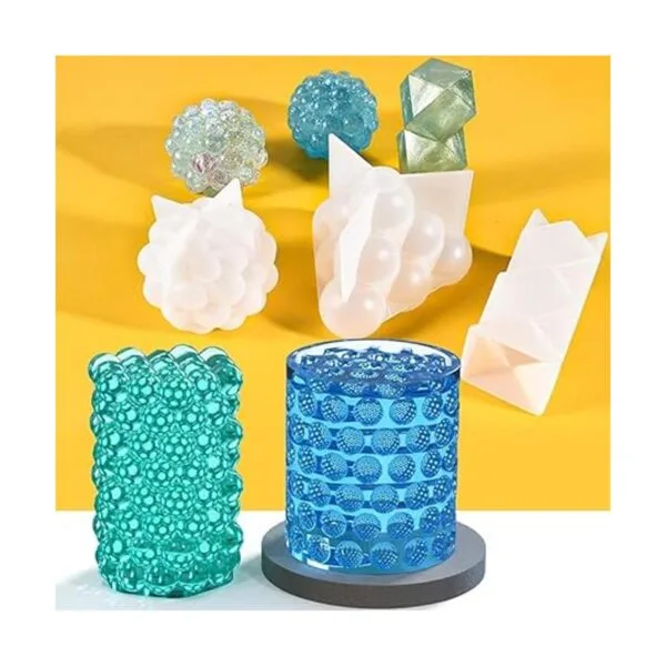 10 moldes geométricos para velas moldes únicos para velas_4