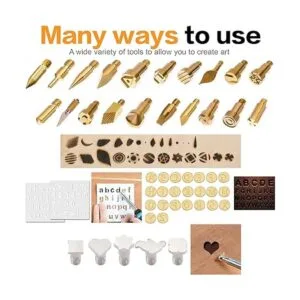 82 piezas de accesorios de leña para pluma de pirografía_2
