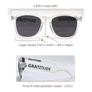 Gratitude Glasses Para mujeres y hombres protección_5