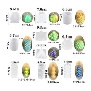10 moldes geométricos para velas moldes únicos para velas_2