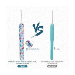 BCMRUN Juego de ganchos de ganchillo 14 tamaños de 0.089_5