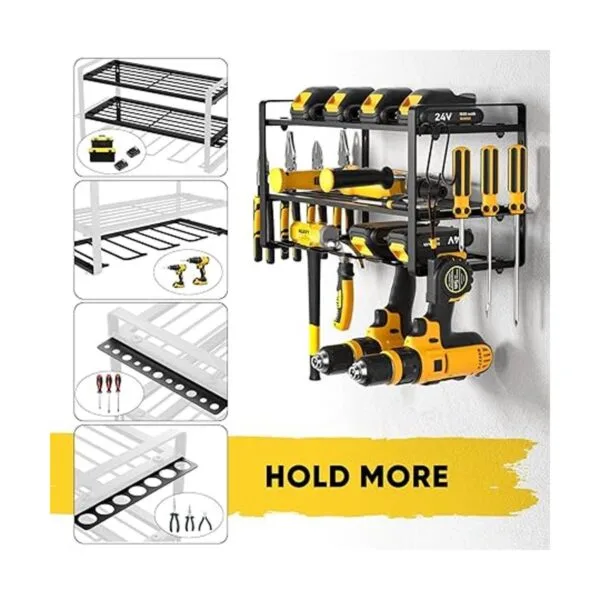 Organizador de herramientas eléctricas soporte de pared_2