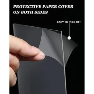 Paquete de 50 hojas acrílicas de 5 x 7 pulgadas letrero_3