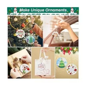 26 adornos de sublimación de cerámica en blanco adornos_6