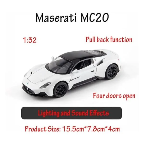 Vehículos de juguete fundido a troquel Maserati MC20 de_3