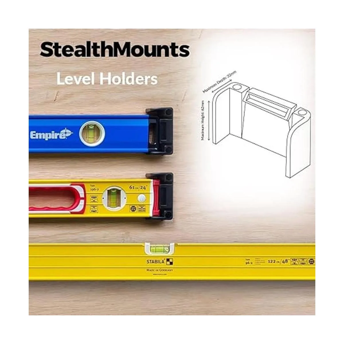 StealthMounts Soporte de nivel universal Soportes de_2