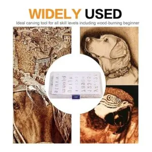 82 piezas de accesorios de leña para pluma de pirografía_4