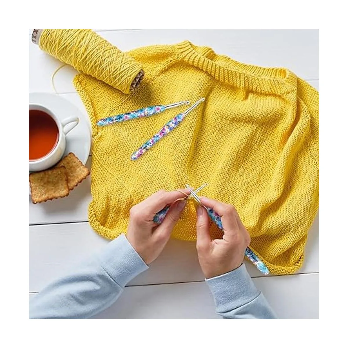 BCMRUN Juego de ganchos de ganchillo 14 tamaños de 0.089_6