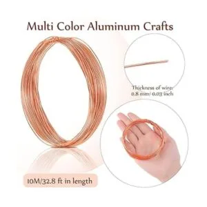 36 rollos de alambre para manualidades de calibre 20 de_2