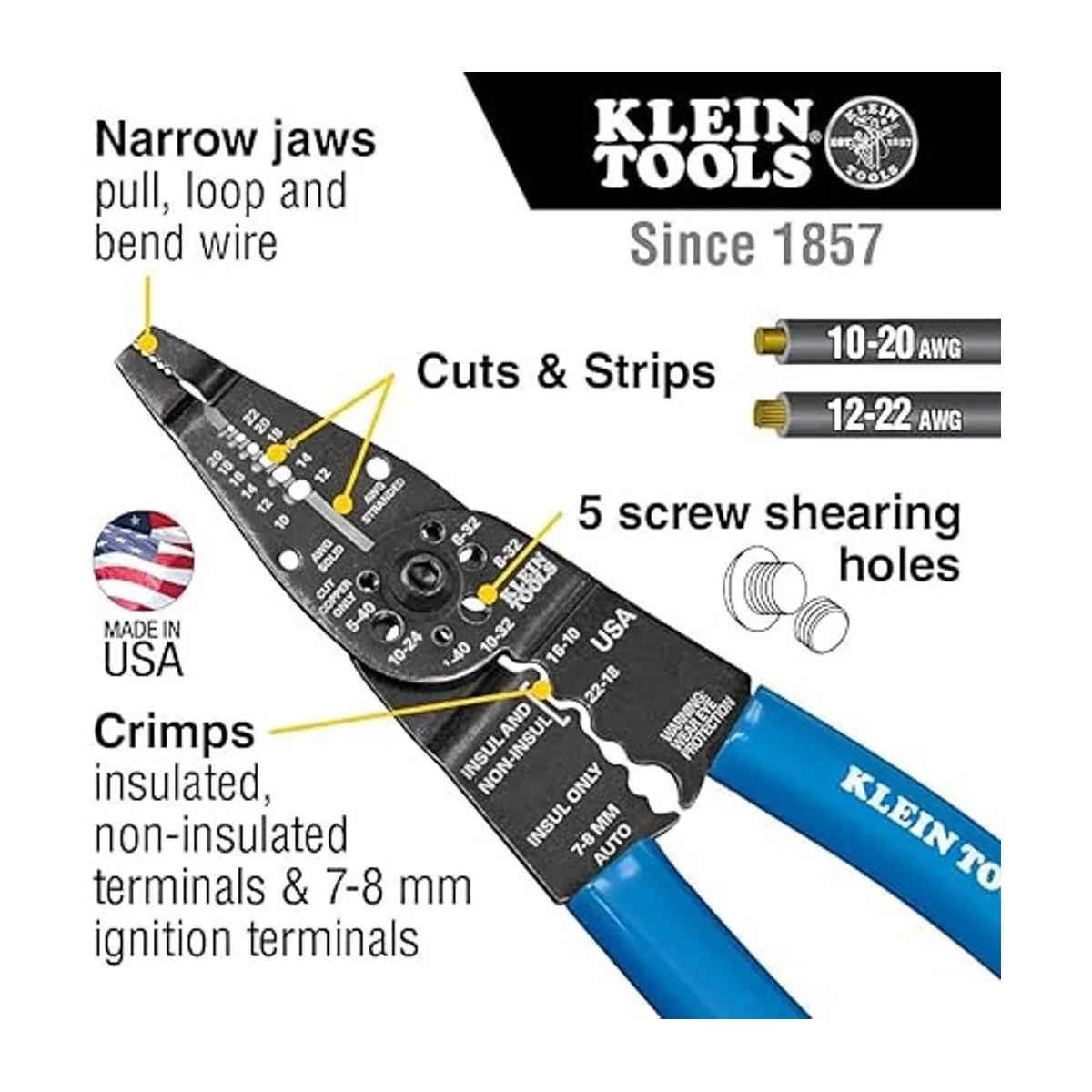 Klein Tools Herramienta multiusos 1010 de punta larga_2