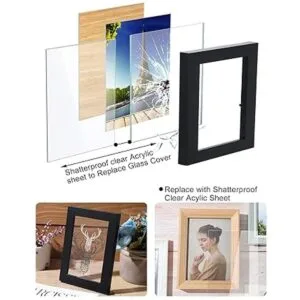 Paquete de 50 hojas acrílicas de 5 x 7 pulgadas letrero_5