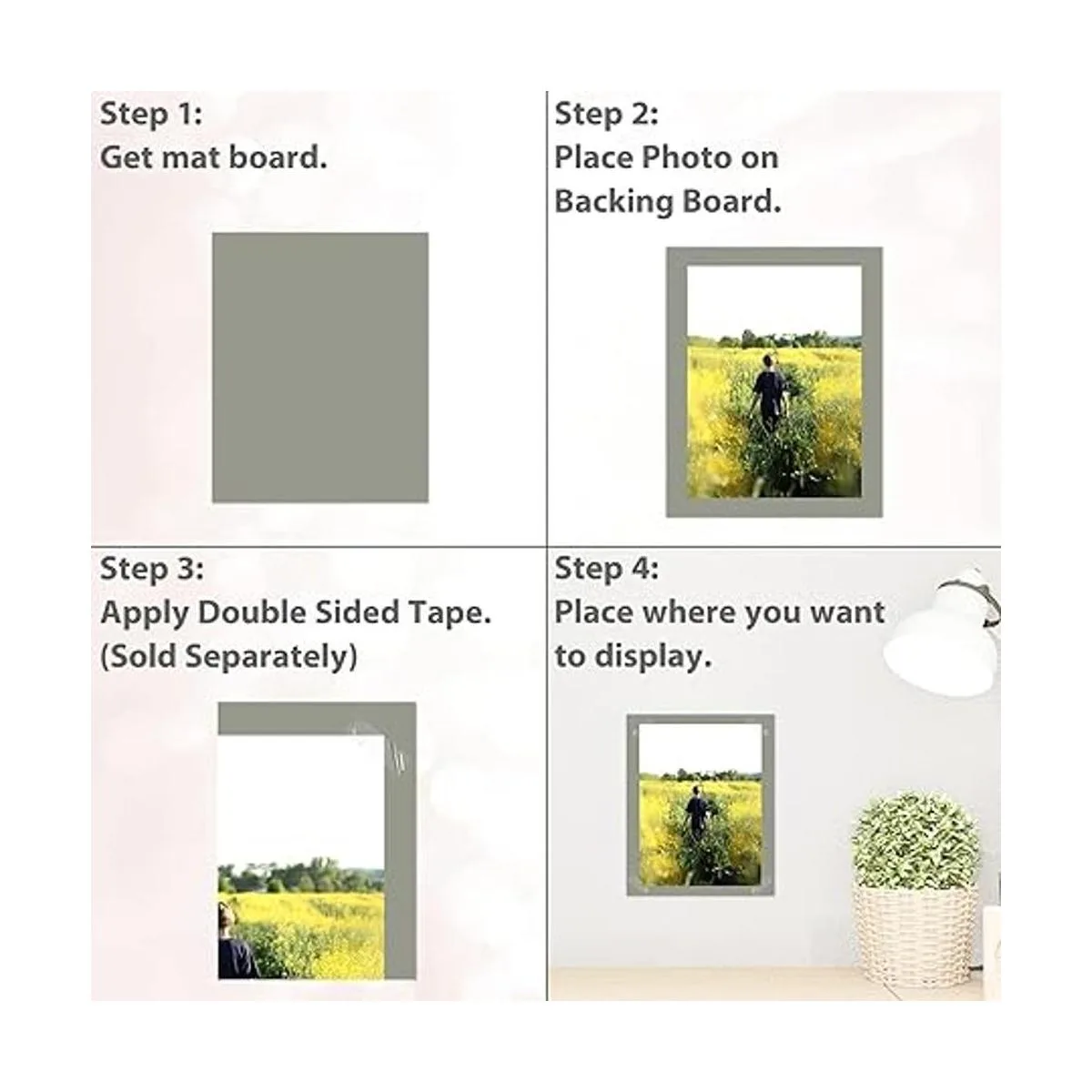 Golden State Art Esterilla en blanco de 11 x 14 pulgadas_7