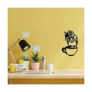 Arte de pared de madera de búho decoración de pared de_3