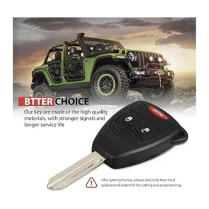 VOFONO 3BTN Llave de repuesto para coche control remoto_5