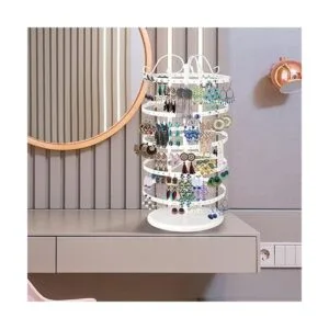 MODOWEY Organizador giratorio de metal de 5 niveles_6