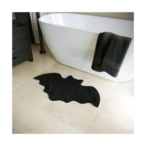 Tapete de baño para murciélagos de Halloween decoración_2