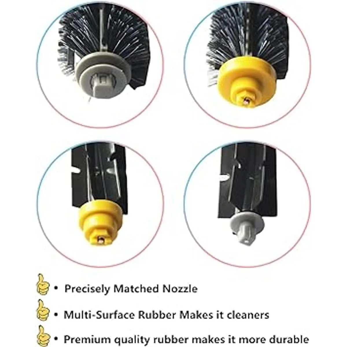 YOKYON 28 piezas de accesorios para iRobot Roomba 600_3