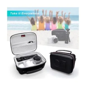 XANAD Estuche rígido para Sony Alpha ZVE10ZVE10L Kit de_2
