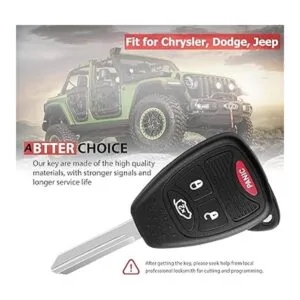 Llavero de repuesto de 4 botones para Chrysler 300c 200_4