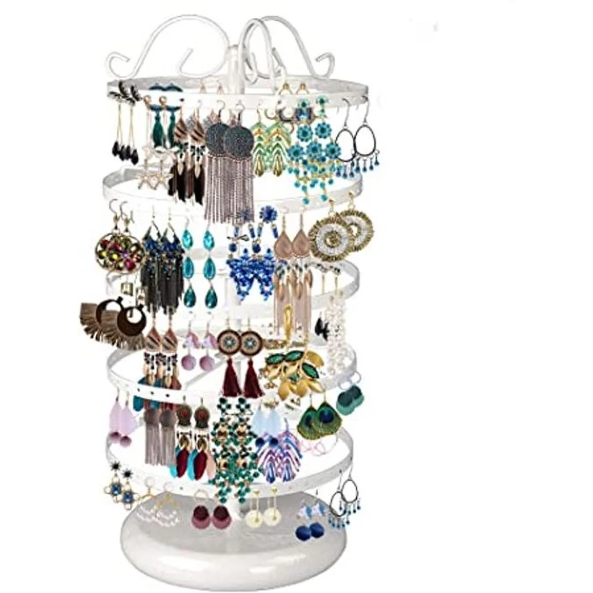 MODOWEY Organizador giratorio de metal de 5 niveles_1