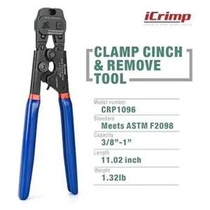 iCRIMP Herramienta de trinquete PEX para abrazaderas de_2