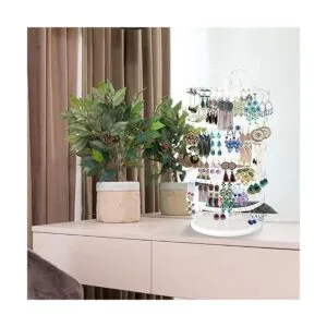 MODOWEY Organizador giratorio de metal de 5 niveles_7