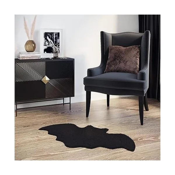 Tapete de baño para murciélagos de Halloween decoración_4