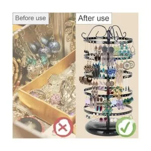 MODOWEY Organizador giratorio de metal de 5 niveles_5