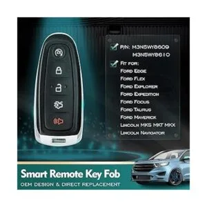 Llavero de repuesto para Ford Explorer Edge Taurus Flex_4