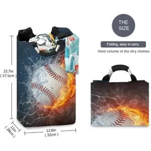 ALAZA Cesta para la colada grande para deportes de_5