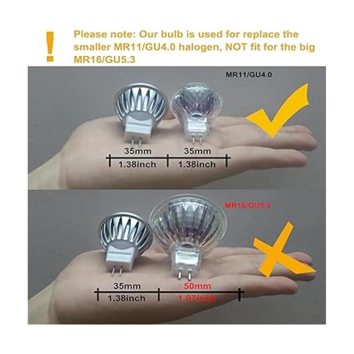 ALIDE Bombillas LED MR11 GU4 reemplazan 20 W 35 W_2