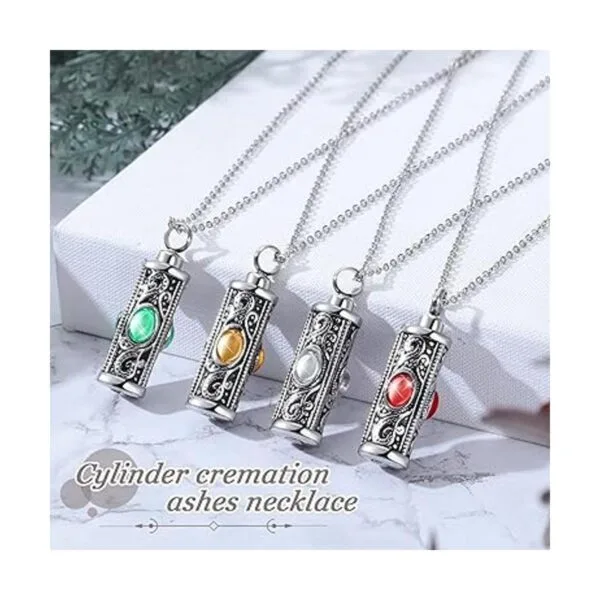 Collar de urna cilíndrica de 8 piezas para cenizas con_4