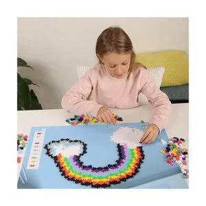 PLUS PLUS Rompecabezas por número 500 piezas arco iris_3