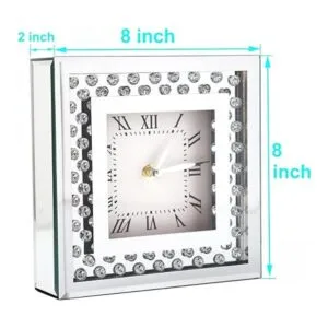 Relojes de escritorio silenciosos de 8 x 8 x 2 pulgadas_6