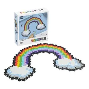 PLUS PLUS Rompecabezas por número 500 piezas arco iris_1