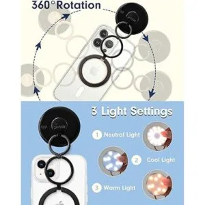 Sonix MagLink Luz emergente para selfie y agarre de_3