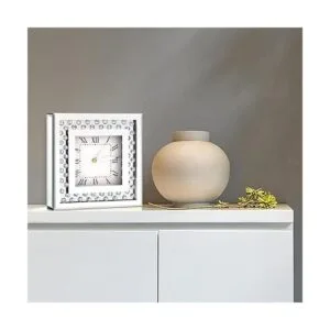 Relojes de escritorio silenciosos de 8 x 8 x 2 pulgadas_5