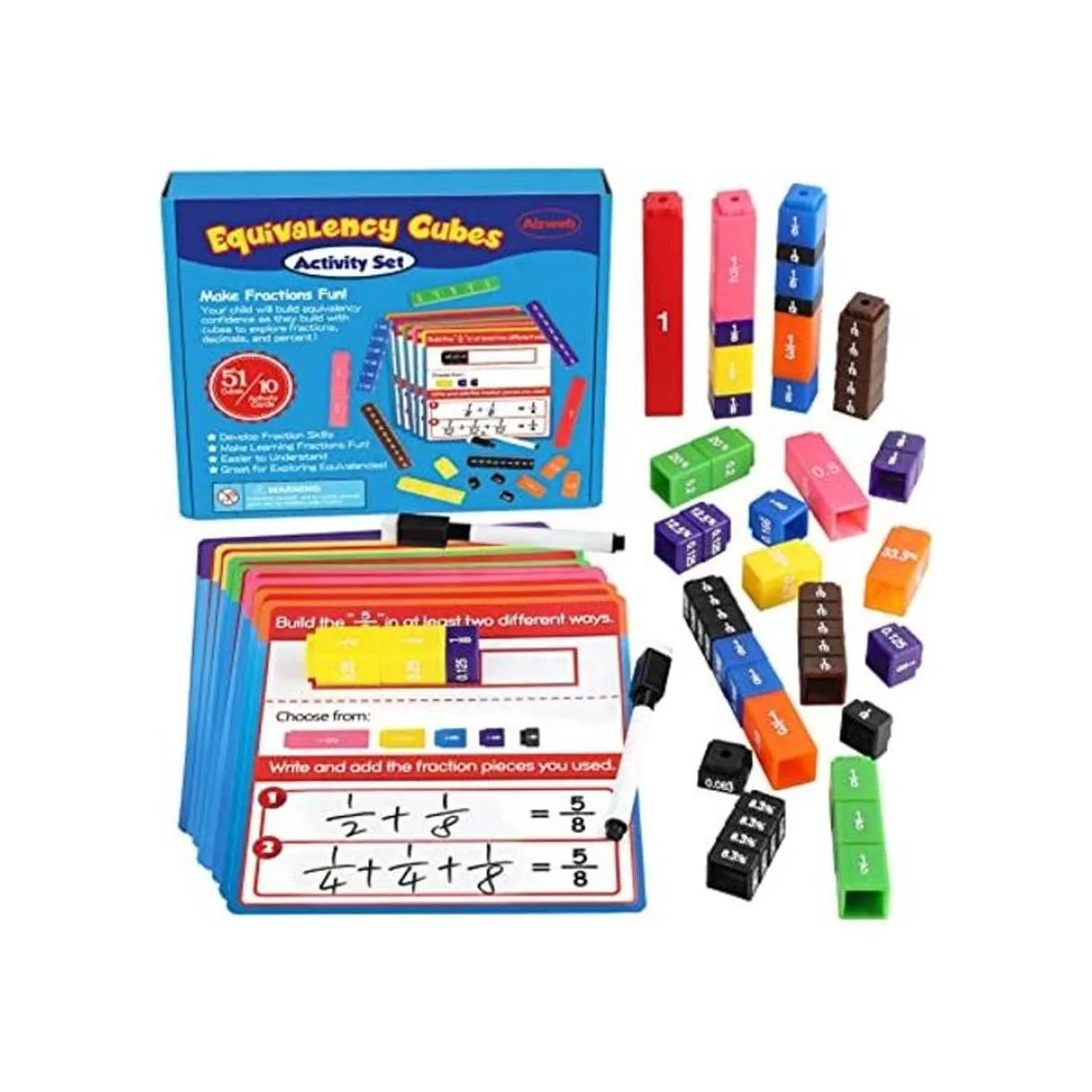 Aizweb Juego de actividades de cubos de fracción_1