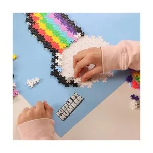 PLUS PLUS Rompecabezas por número 500 piezas arco iris_4