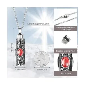 Collar de urna cilíndrica de 8 piezas para cenizas con_2