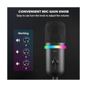 Micrófono USB WMT Micrófono de juego de condensador para_5
