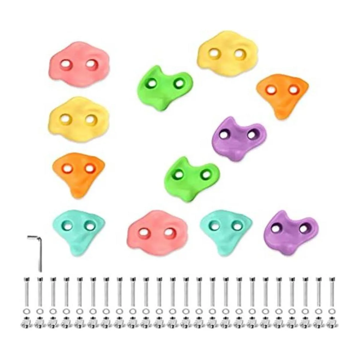 TOPNEW 12 soportes de escalada para niños kit de escalada_1