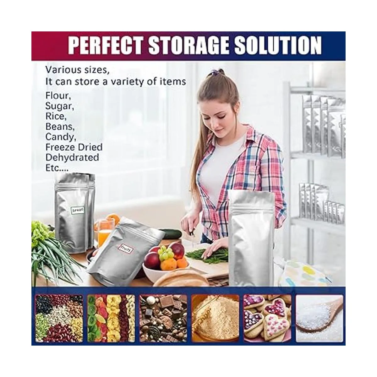 Paquete de 100 bolsas de Mylar de 0.402 in para_7