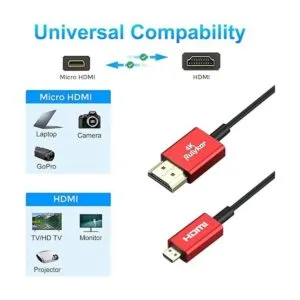 4K Micro HDMI a HDMI 6.6FT2M Ultra alta velocidad_3