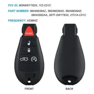 2 piezas de repuesto para llavero para Dodge_2