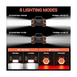 Linterna LED de camping recargable luces de camping de_6