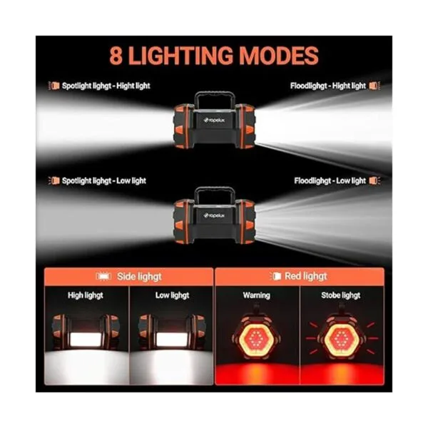 Linterna LED de camping recargable luces de camping de_6