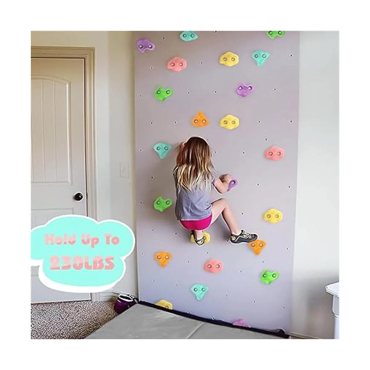 TOPNEW 12 soportes de escalada para niños kit de escalada_6