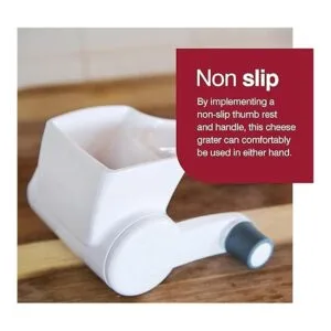 Zyliss Rallador de queso giratorio clásico Blanco_5